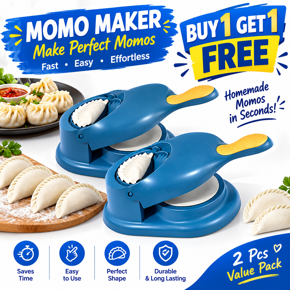 ALL IN 1 MOMO MAKER 💫BUY 1 GET 1 FREE🔥